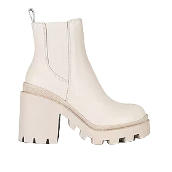 Steve Madden Roxie Bootie Bone Leather Size 7.5 - Picture 1 of 8